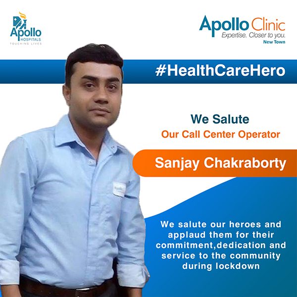 Apollo Clinic HealthCareHero campaign creative