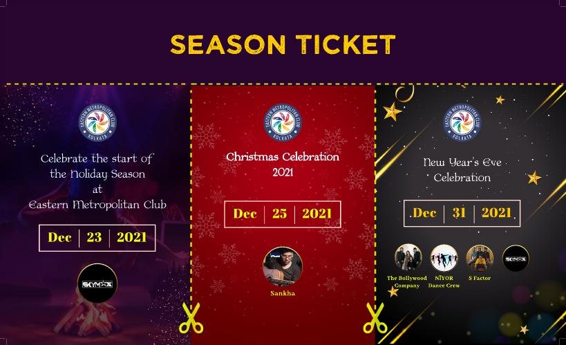 Season ticket for the december events