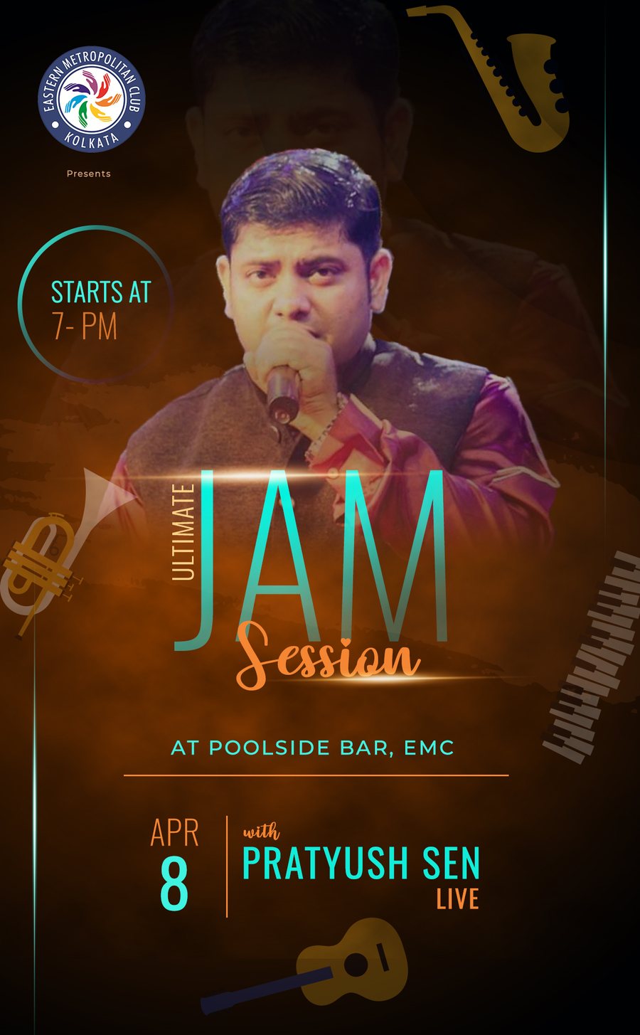 Jam session concert poster