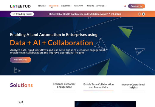 Homepage version 2