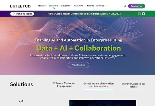 Homepage version 3