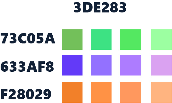 Lateetud color palette exploration with tint ramps
