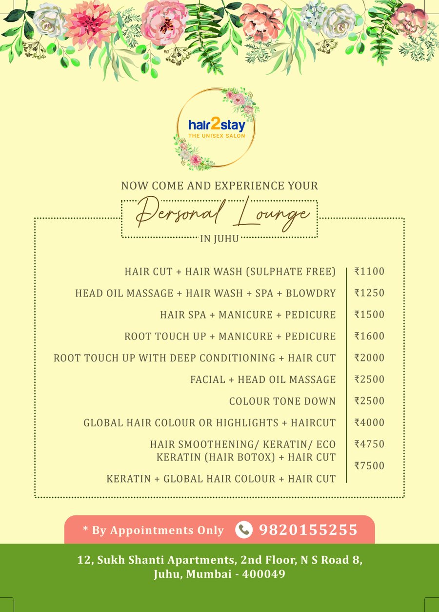 Women's salon flyer front