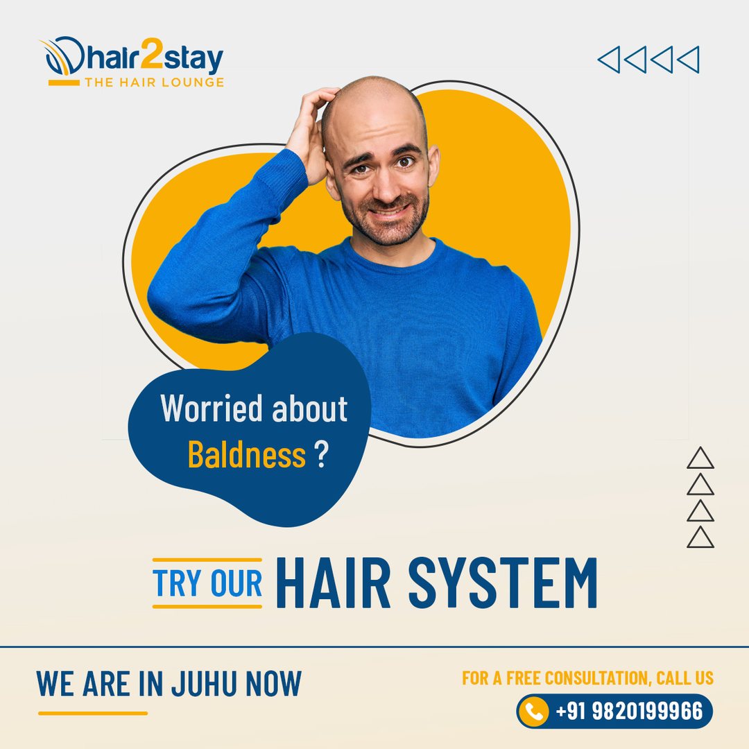 Worried about baldness hair system post