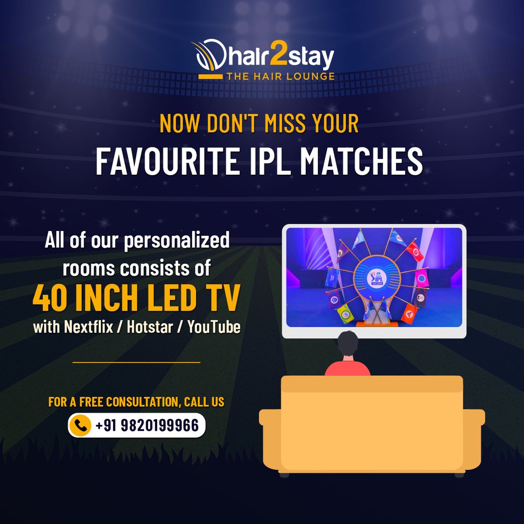 IPL matches in personal rooms post