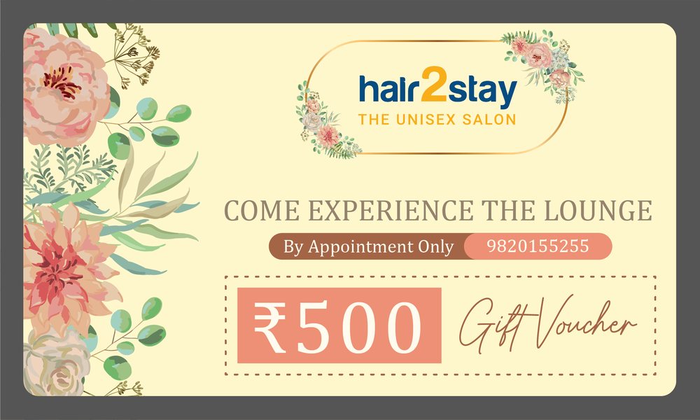 500 rupee floral gift voucher