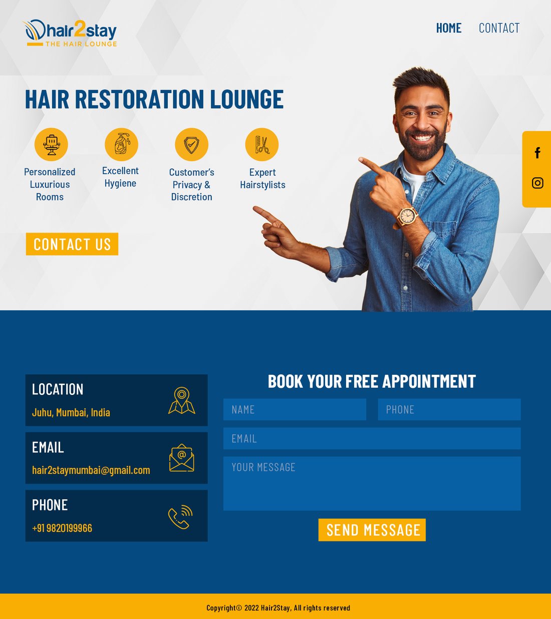 2022 landing page design