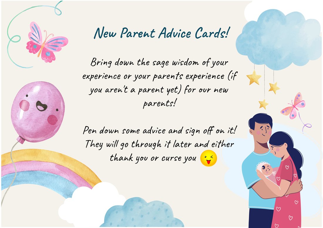 New parent advice card