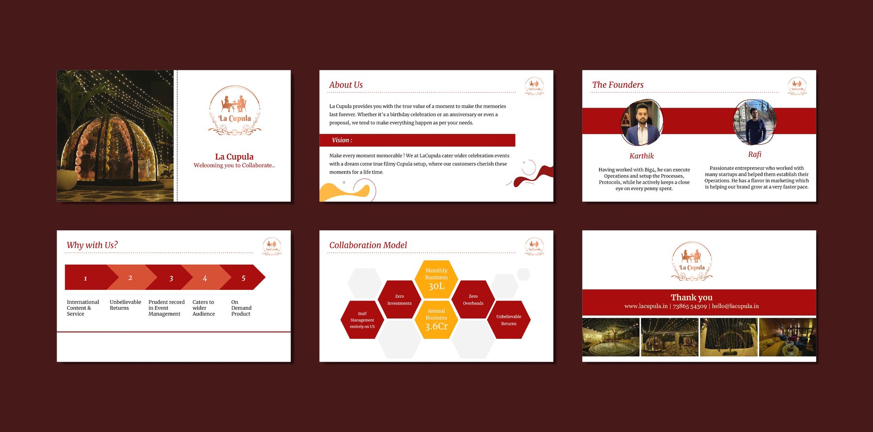 Collaboration pitch deck slides