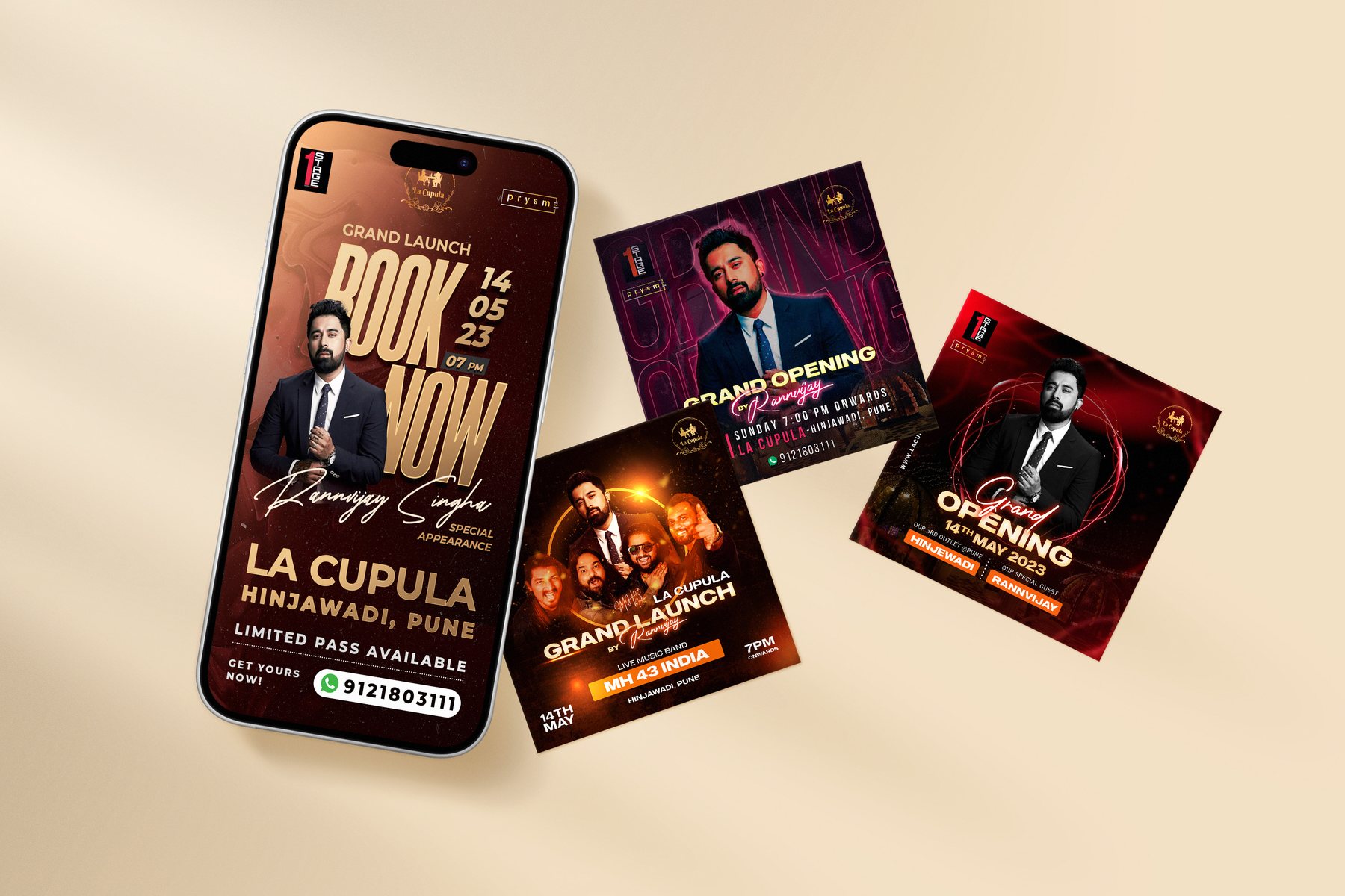 Rannvijay grand launch social campaign posts