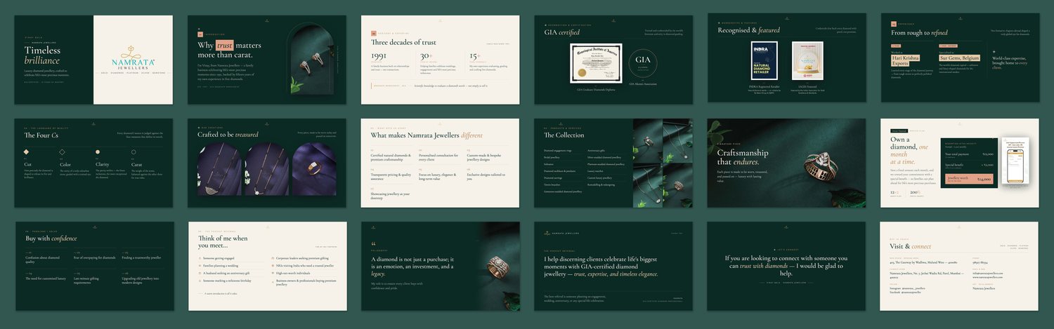 Namrata Jewellers — brand deck