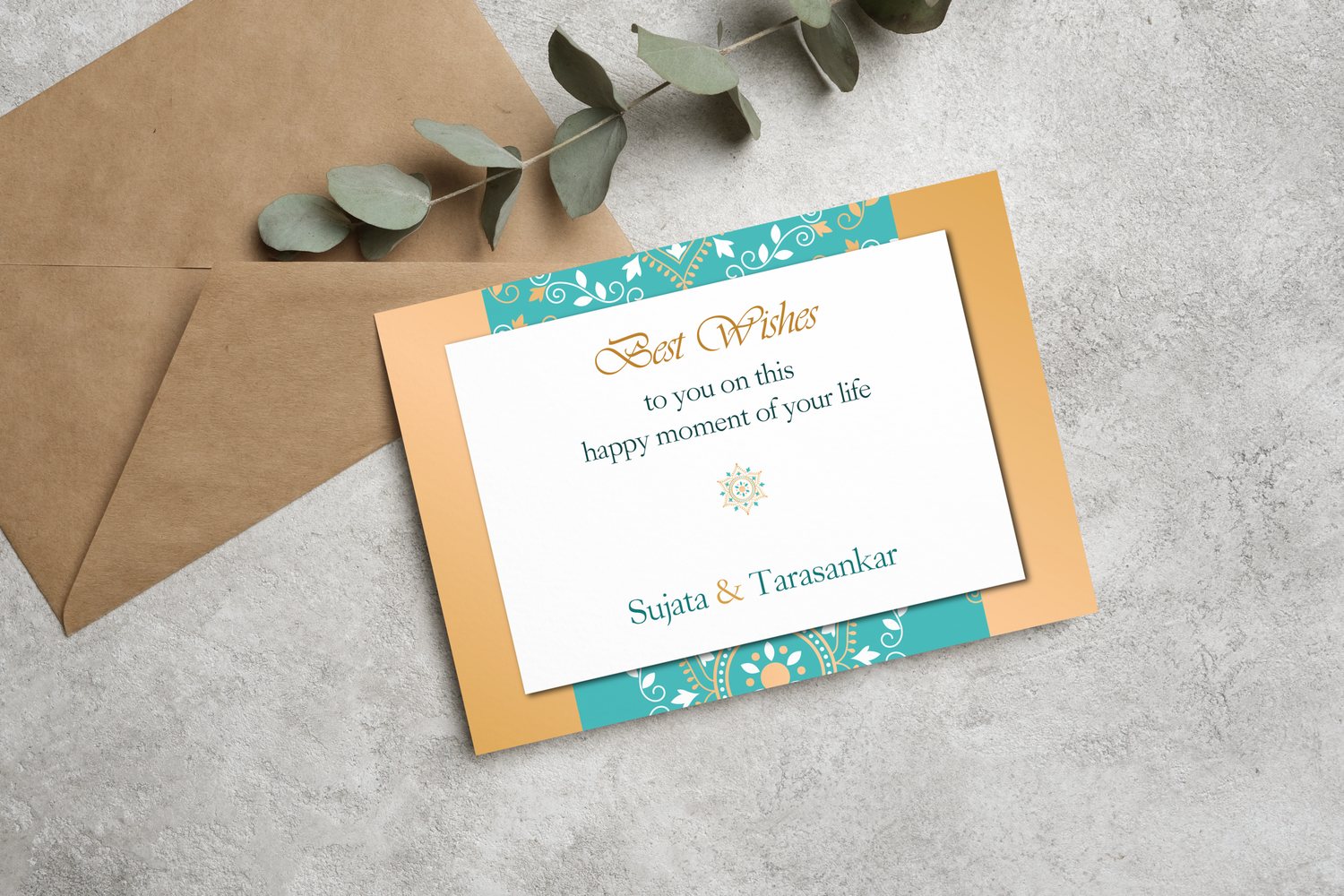 Botanical note card