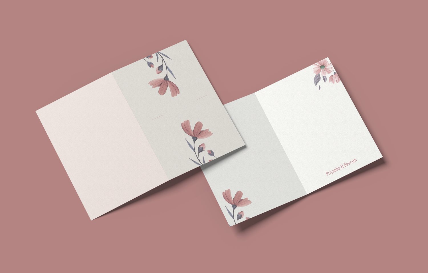 Set 01 — bi-fold blank card