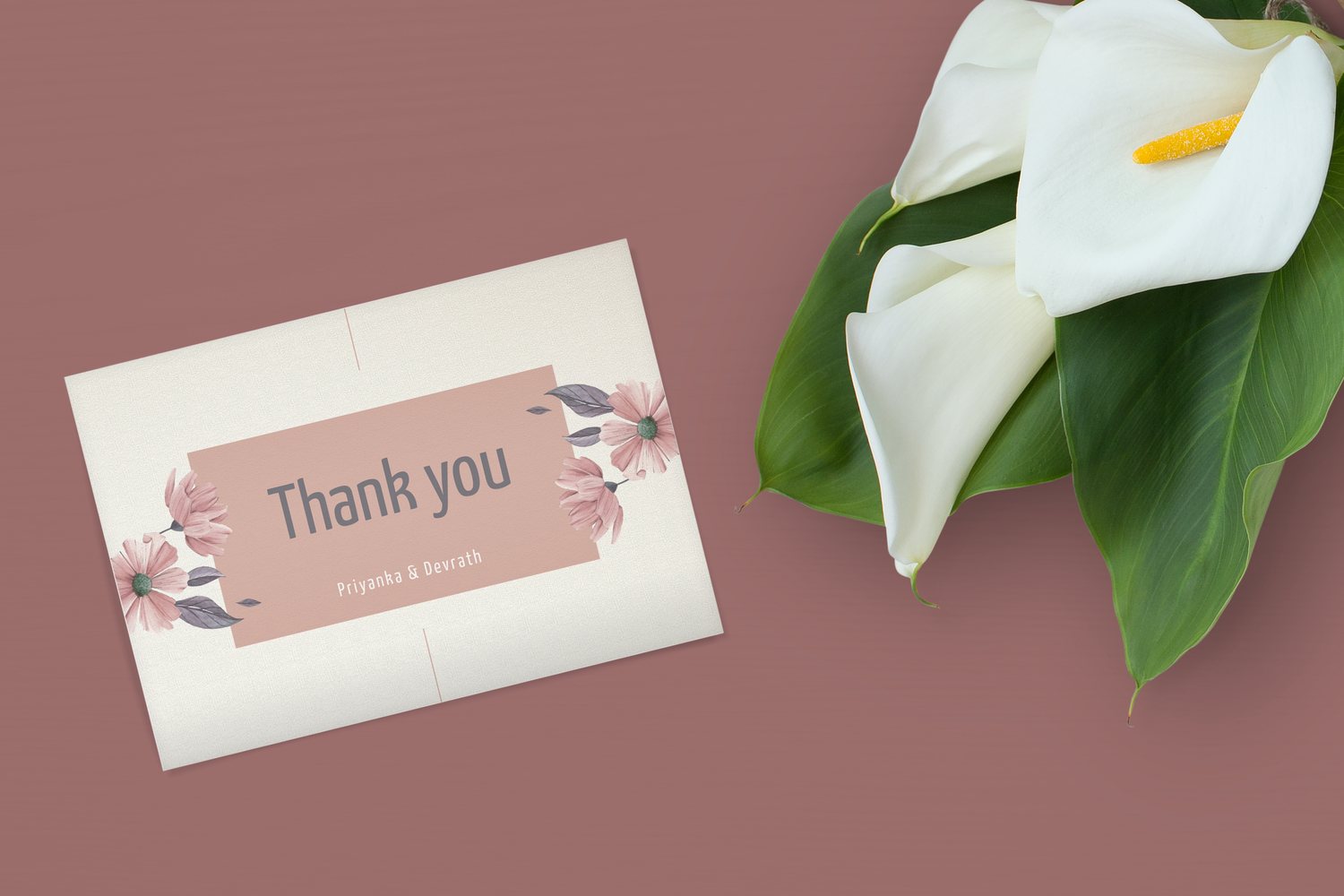Set 01 — thank-you card