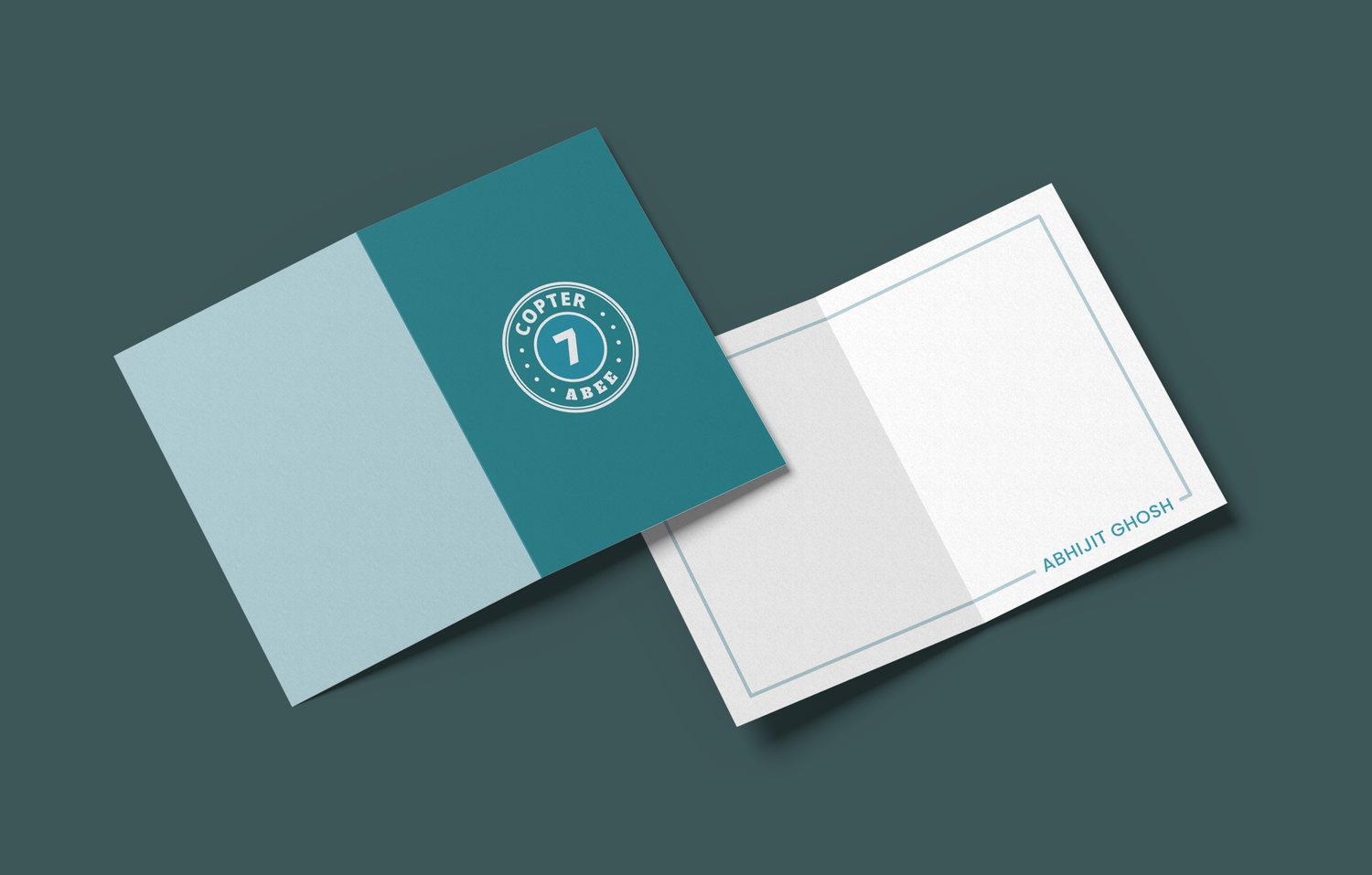 Set 02 — bi-fold blank card