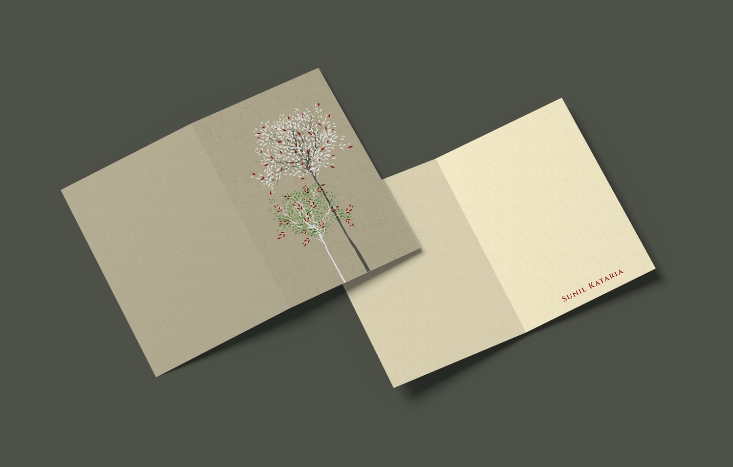 Set 05 — bi-fold blank card