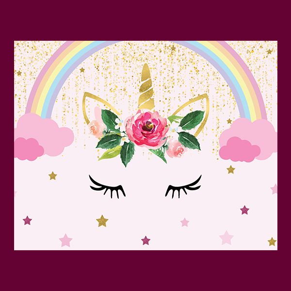 Unicorn Theme Backdrop