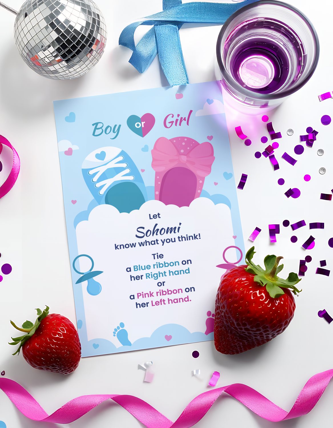 Baby shower — boy or girl?