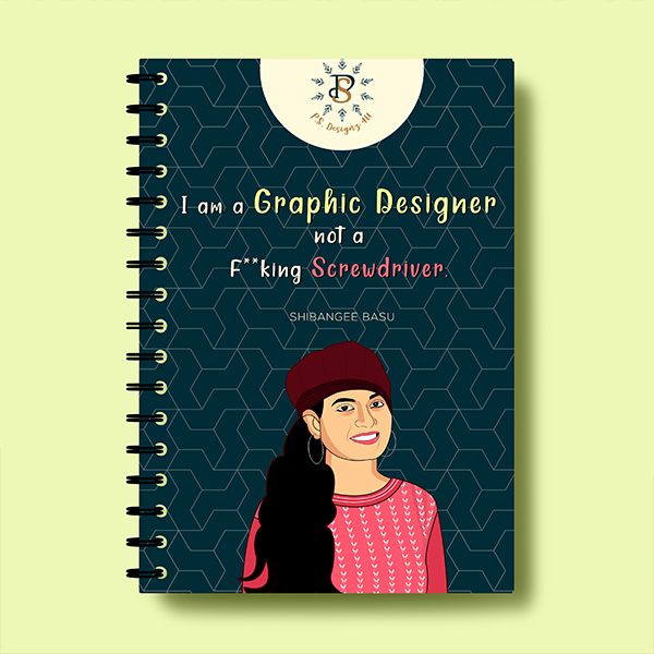 Premium Notebook with Caricature