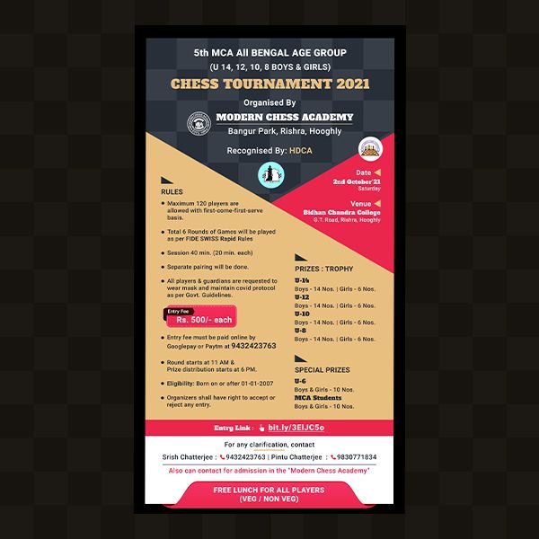 Chess Competition Standee
