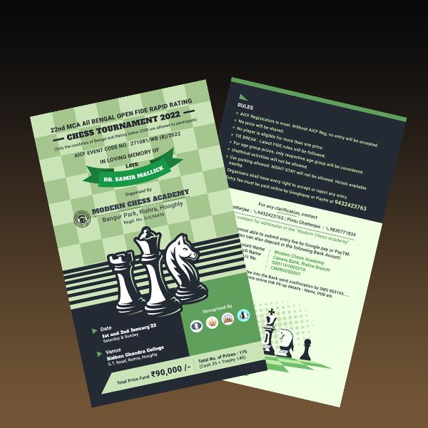 Chess Competition Brochure