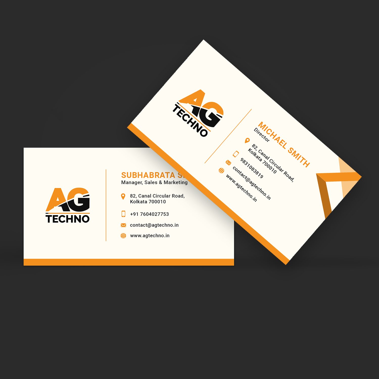 AG Techno — visiting card