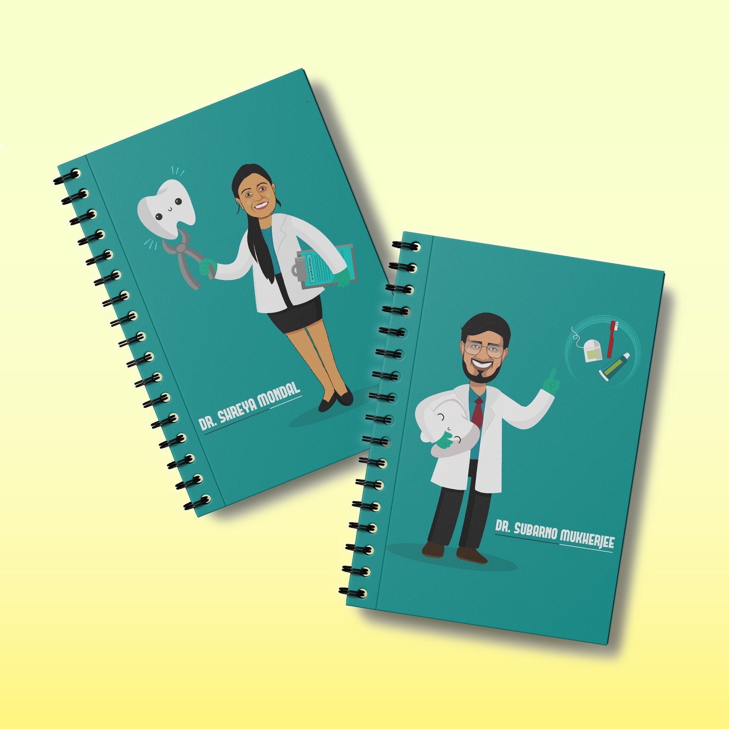 Dentist Caricature Notebooks